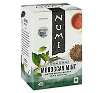 Numi Herbal Teasan Organic Tea Caffeine Free Moroccan Mint 18 Count - 1.40 Oz