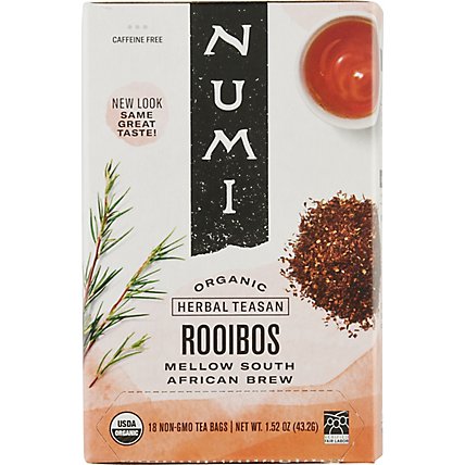 Numi Organic Tea Rooibos 18 Count - 1.52 Oz - Image 2