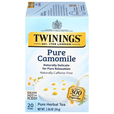Twinings of London Herbal Tea Pure Camomile - 20 Count