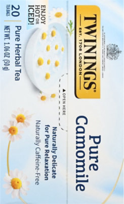 Twinings of London Herbal Tea Pure Camomile - 20 Count - Image 5