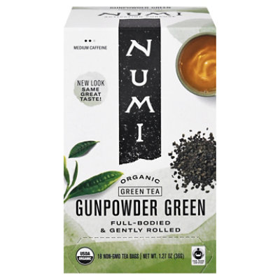 Numi Organic Green Tea Gunpowder Green 18 Count - 1.27 Oz - Image 3