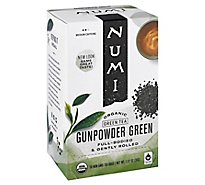 Numi Organic Green Tea Gunpowder Green 18 Count - 1.27 Oz