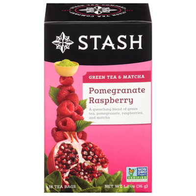 Stash Green Tea Pomegranate Raspberry with Matcha - 18 Count - Image 3