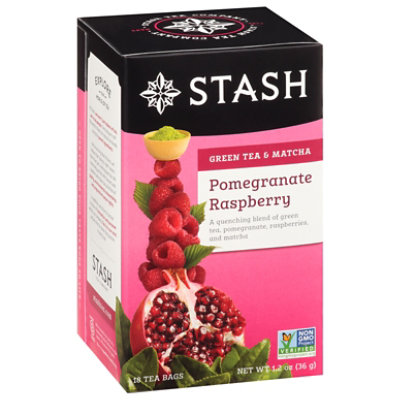 Stash Green Tea Pomegranate Raspberry with Matcha - 18 Count - Image 1