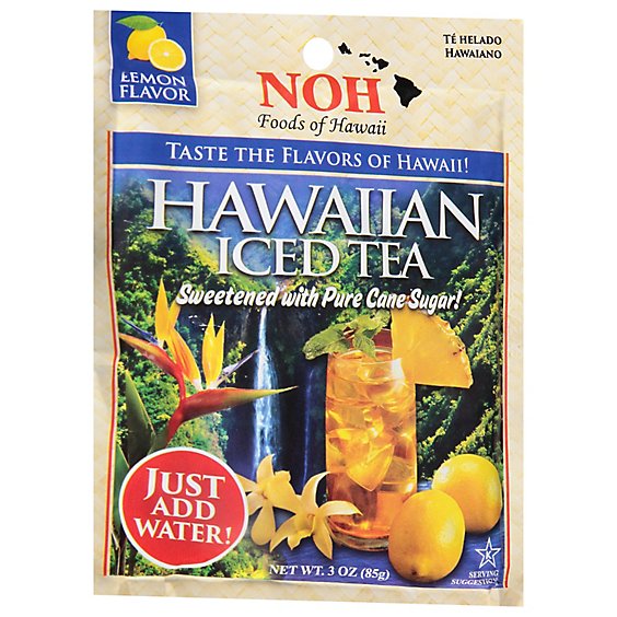 NOH Foods of Hawaii Iced Tea Hawaiian Lemon Flavor - 3 Oz