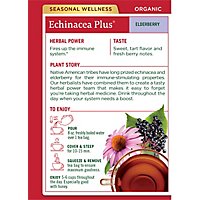 Traditional Medicinals Organic Echinacea Plus Elderberry Herbal Tea Bags - 16 Count - Image 5