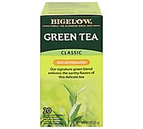 Bigelow Green Tea Bags Classic Decaffeinated 20 Count - 0.91 Oz