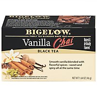 Bigelow Black Tea Bags Vanilla Chai 20 Count - 1.64 Oz - Image 1