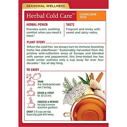Traditional Medicinals Organic Herbal Cold Care Tea Bags - 16 Count - Image 2