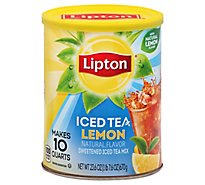 Lipton Iced Tea Mix Sweetened Lemon - 23.6 Oz