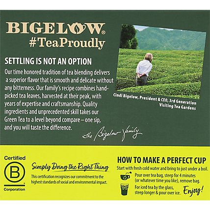 Bigelow Green Tea Decaffeinated - 40 Count - Image 6