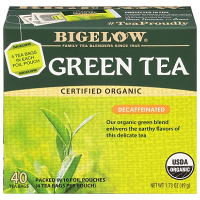 Bigelow Green Tea Decaffeinated - 40 Count - Image 1