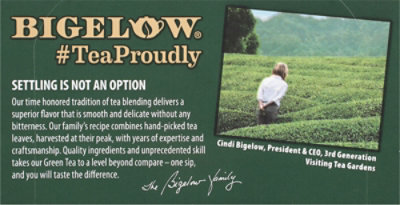 Bigelow Green Tea Bags with Pomegranate 20 Count - 1.37 Oz - Image 7