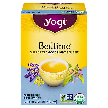 Yogi Herbal Supplement Tea Organic Bedtime 16 Count - 1.85 Oz - Image 3
