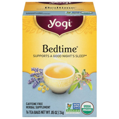 Yogi Herbal Supplement Tea Organic Bedtime 16 Count - 1.85 Oz - Image 2