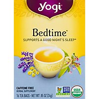 Yogi Herbal Supplement Tea Organic Bedtime 16 Count - 1.85 Oz - Image 2