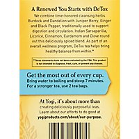 Yogi Herbal Supplement Tea DeTox 16 Count - 1.02 Oz - Image 4