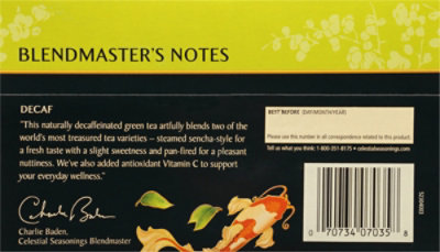 Celestial Seasonings Green Tea with White Tea Decaf - 20 Count - Image 6