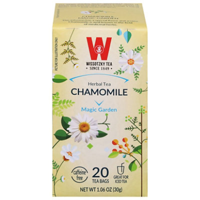 Wissotzky Tea Magic Gardens Fruit & Herbal Tea Bags Chamomile 20 Count - 1.06 Oz - Image 3