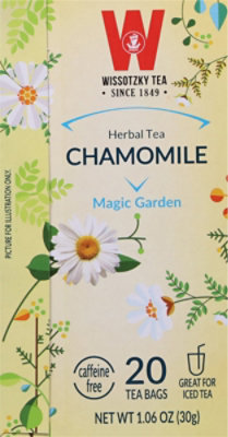 Wissotzky Tea Magic Gardens Fruit & Herbal Tea Bags Chamomile 20 Count - 1.06 Oz - Image 5