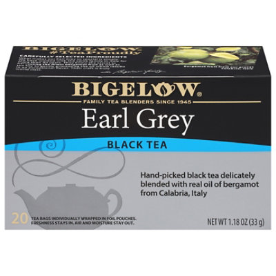 Bigelow Black Tea Bags Earl Grey