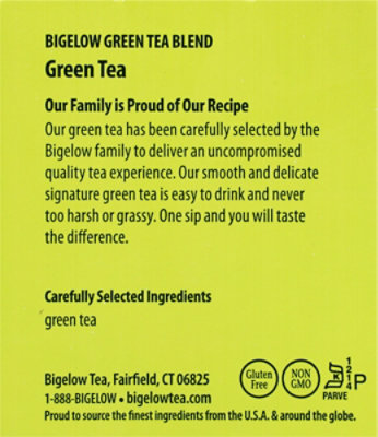 Bigelow Green Tea Bags Classic 20 Count - 0.91 Oz - Image 3
