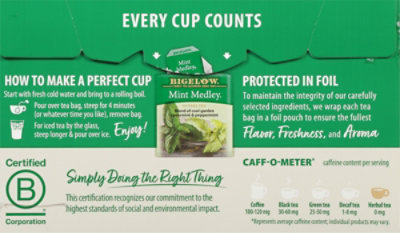 Bigelow Tea Bags Herbal Mint Medley 20 Count - 1.3 Oz - Image 5