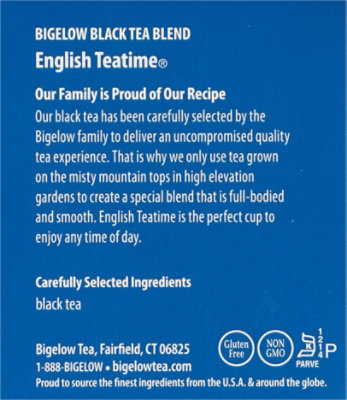 Bigelow Black Tea Bags English Teatime 20 Count - 1.5 Oz - Image 4