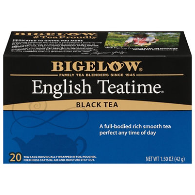 Bigelow Black Tea Bags English Teatime 20 Count - 1.5 Oz - Image 1