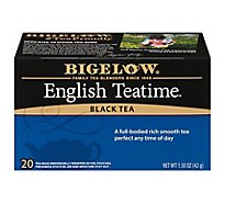 Bigelow Black Tea Bags English Teatime 20 Count - 1.5 Oz