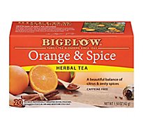 Bigelow Herbal Tea Caffeine Free Orange & Spice - 20 Count