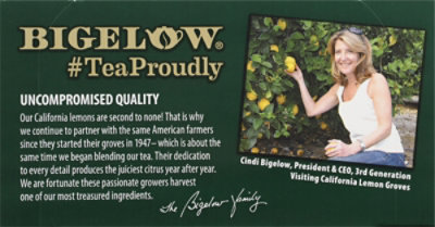 Bigelow Green Tea Bags with Lemon 20 Count - 0.91 Oz - Image 6