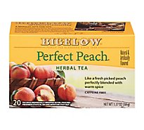 Bigelow Tea Bags Herb Perfect Peach 20 Count - 1.37 Oz