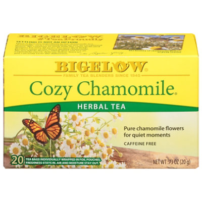 Bigelow Tea Bags Herb Cozy Chamomile 20 Count - 0.73 Oz