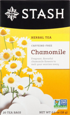 Stash Herbal Tea Caffeine Free Chamomile - 20 Count - Image 1