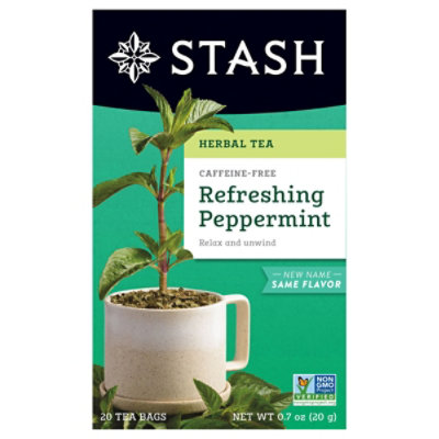 Stash Herbal Tea Caffeine Free Peppermint - 20 Count - Image 3