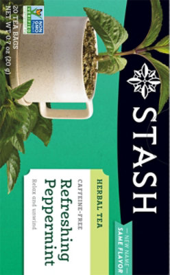 Stash Herbal Tea Caffeine Free Peppermint - 20 Count - Image 5