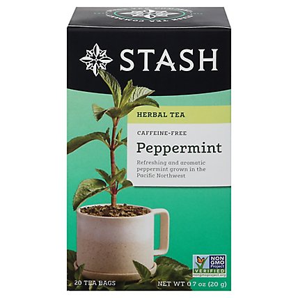 Stash Herbal Tea Caffeine Free Peppermint - 20 Count - Image 1