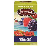 Celestial Seasonings Herbal Tea Caffeine Free Wild Berry Zinger - 20 Count