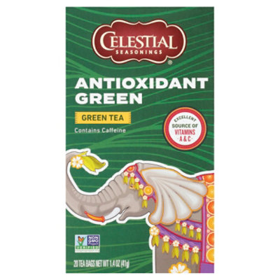 Celestial Seasonings Green Tea Antioxidant with White Tea - 20 Count - Image 1