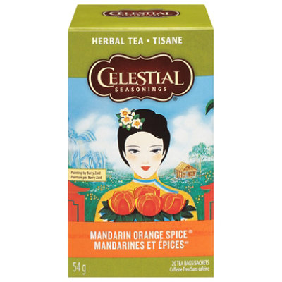 Celestial Seasonings Herbal Tea Caffeine Free Mandarin Orange Spice - 20 Count - Image 1