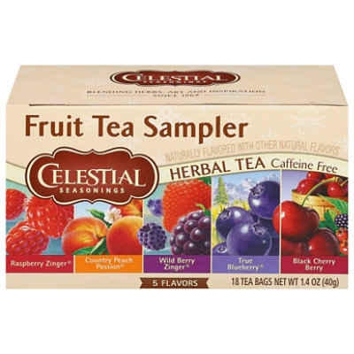 Celestial Seasonings Herbal Tea Bags Caffeine Free Fruit Tea Sampler 18 Count - 1.4 Oz - Image 3