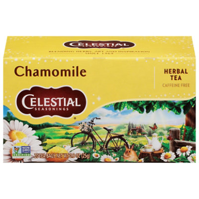 Celestial Seasonings Herbal Tea Bags Caffeine Free Chamomile 20 Count - 0.9 Oz - Image 2