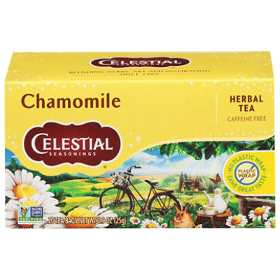 Celestial Seasonings Herbal Tea Bags Caffeine Free Chamomile 20 Count - 0.9 Oz - Image 2