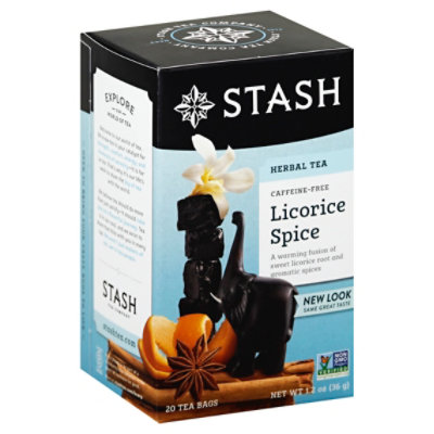 Stash Herbal Tea Caffeine Free Licorice Spice - 20 Count