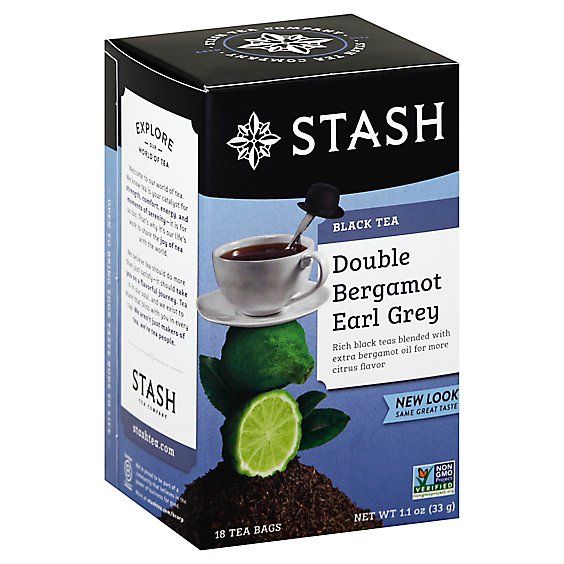 Stash Black Tea Double Bergamot Earl Grey - 18 Count