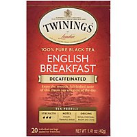 Twinings of London Black Tea English Breakfast Decaffeinated - 20 Count - Image 2