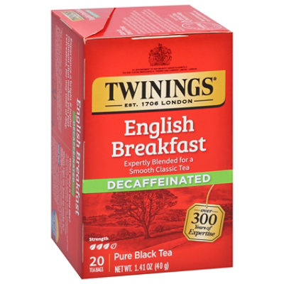 Twinings of London Black Tea English Breakfast Decaffeinated - 20 Count - Image 2