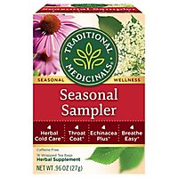Traditional Medicinals Seasonal Sampler Herbal Tea Bags - 16 Count - Image 1