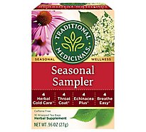 Traditional Medicinals Seasonal Sampler Herbal Tea Bags - 16 Count